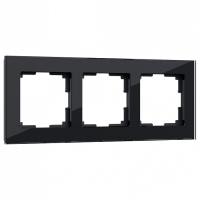 Рамка на 3 поста Werkel Favorit (черный) W0031108