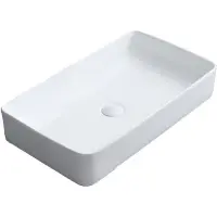 Раковина-чаша CeramaLux 9396 60,5x35 см, накладная, белый
