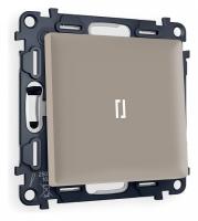 Выключатель проходной одноклавишный с подсветкой Ambrella Volt Quant MA362035