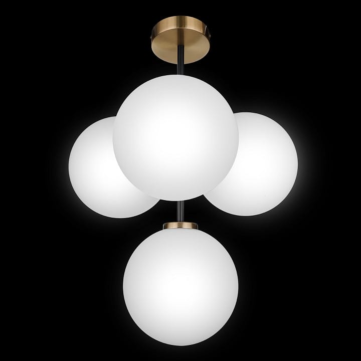 Люстра на штанге 33 идеи S32WH CHN800S.04.17ABL.ASB-S32WH