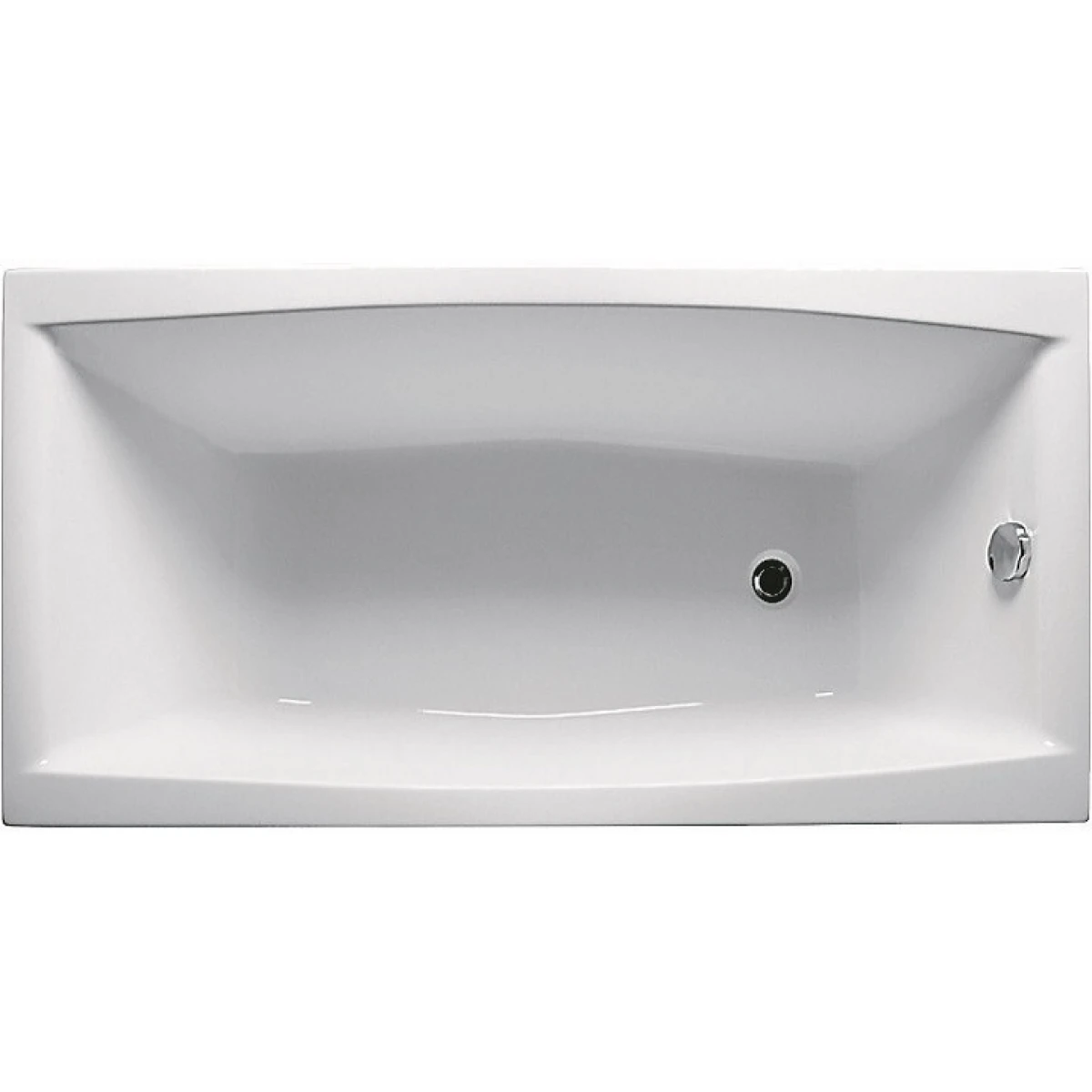 Акриловая ванна 120x70 см Marka One Viola 01ви1270