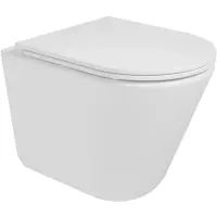 Унитаз подвесной Vincea Vito VT1-23T безободковый, торнадо, с сиденьем микролифт, белый