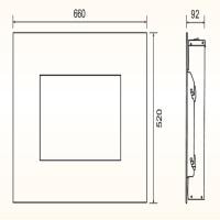 Комплект для настен.монтажа для электрокаминов Electrolux EFP/W-1250RC, EFP/W-1200RRC