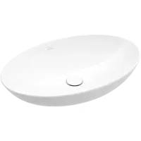 Раковина-чаша Villeroy & Boch Loop & Friends 4A470101 56x38,5 см, накладная, альпийский белый