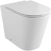 Приставной безободковый унитаз с сиденьем микролифт Grossman GR-PR4450S