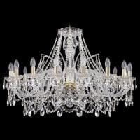 Подвесная люстра Bohemia Ivele Crystal 1411 1411/16/360/G