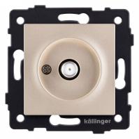 ТВ-розетка и SAT-розетка оконечная без рамки Kollinger  REA-020GD