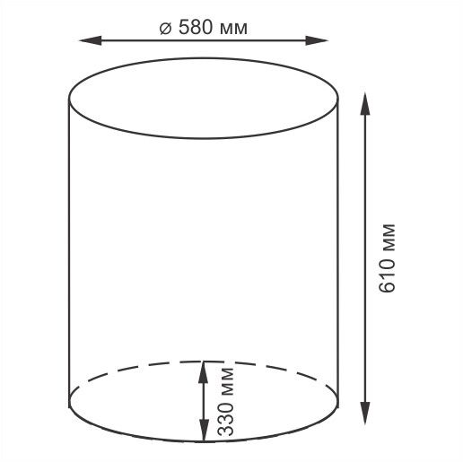 Диль (Dill) WB-610-L Плетеная корзина для белья