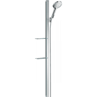 Душевой набор hansgrohe Raindance Select S 120 3jet 27646000 со штангой 150 см и мыльницей хром