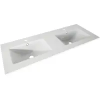 Раковина Cezares 50135 120,3x46 см, накладная, белый