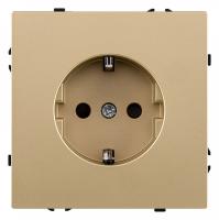 Розетка с заземлением, без рамки Kollinger Eclipse EC-014GD