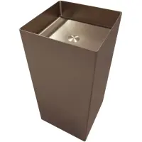 Раковина Abber Wasser Kreis AF2413MRG 39,6x39,6 см, напольная, розовое золото матовый