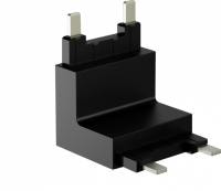 Соединитель угловой L-образный для треков накладных SWG PRO SLIM CN-SLIM-BL-TL