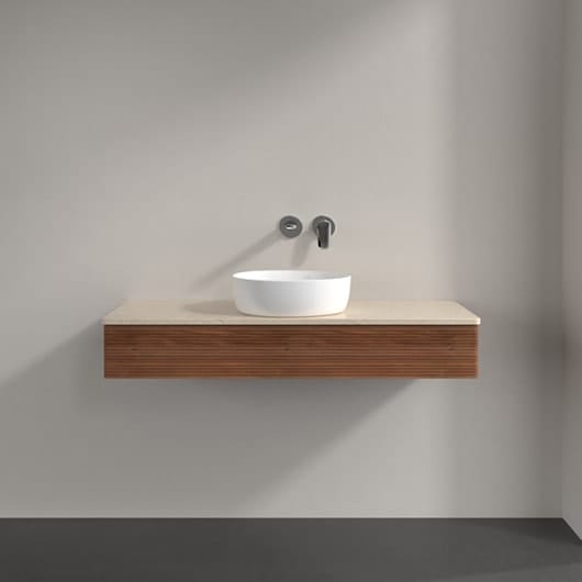 Тумба под раковину Villeroy&Boch Antao 120 L10113HM орех/мрамор ботичино