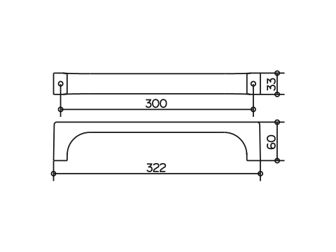 Поручень для ванны Keuco Edition 11 11107010000 хром