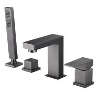 Смеситель на борт ванны Abber Daheim AF8213NG никель