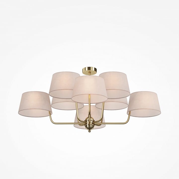 Люстра на штанге Maytoni Модесто MOD360PL-08BS
