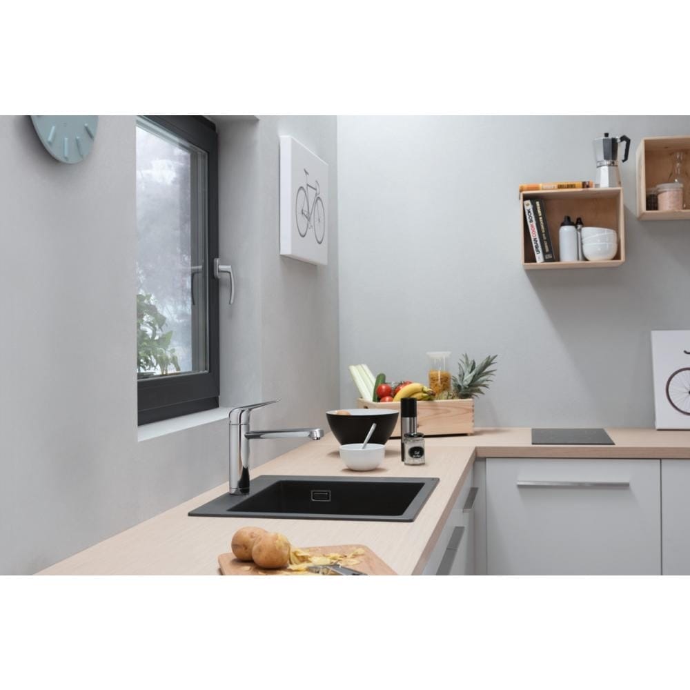 Смеситель для кухни hansgrohe Focus M42 120 1jet 71807000 для установки перед окном
