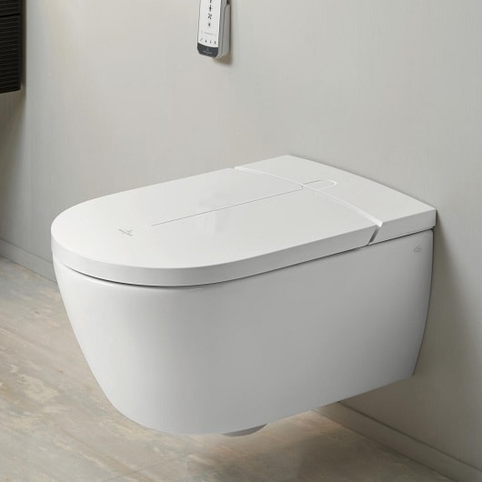 Подвесной унитаз-биде Villeroy&Boch ViClean-I 200 V0E200R1 с крышкой-сиденьем