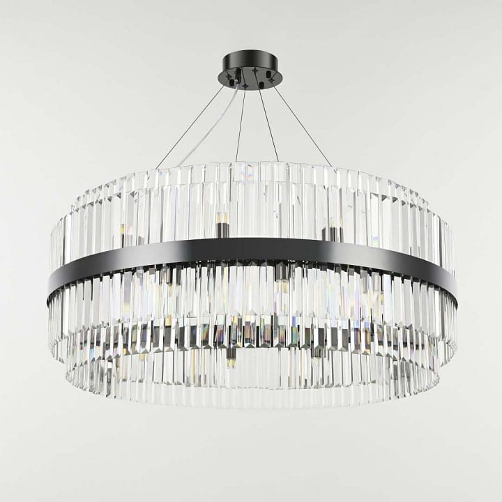 Подвесная люстра Arte Milano Белладжо 440110.840.24.G9.C1 BK