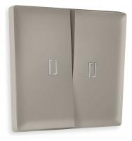 Клавиши для выключателя двухклавишного c подсветкой Ambrella Volt Quant AP3640