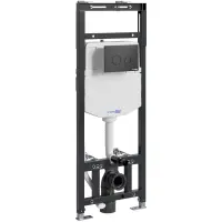 Инсталляция для унитаза WasserKRAFT Alme 15 15TLT.010.ME.MB01 с кнопкой смыва, черный матовый