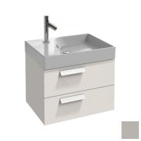 Тумба под раковину 60 см Jacob Delafon Rythmik EB1301-N21 серый титан глянцевый