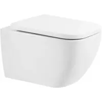 Унитаз подвесной BelBagno Alpina BB10100CHR безободковый, белый