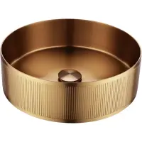 Раковина-чаша Abber Wasser Kreis AF2411MRG 40,2x40,2 см, накладная, розовое золото матовый