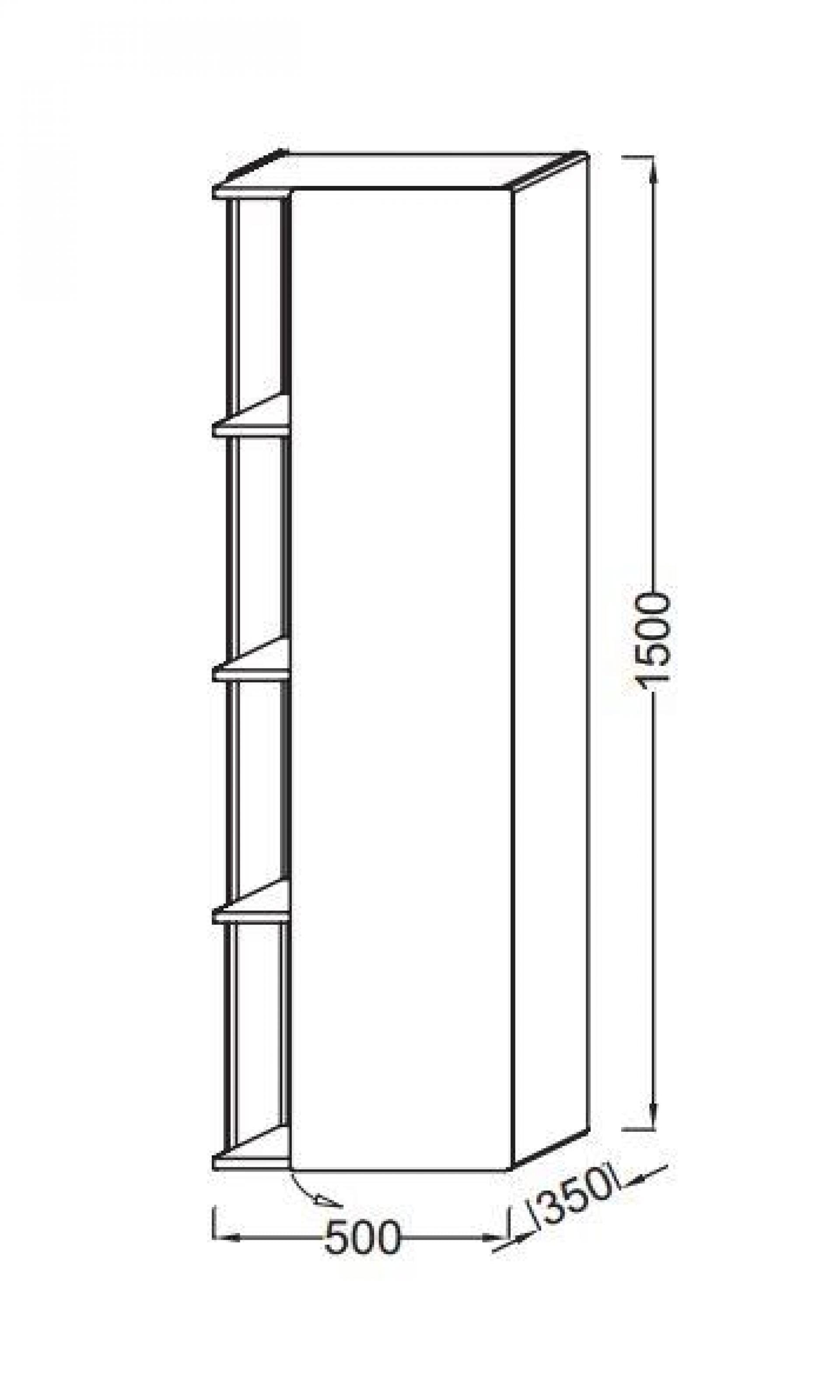 Шкаф-пенал Jacob Delafon Terrace EB1740DRU-G1C
