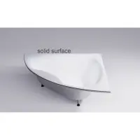 Ванна из литьевого мрамора Astra-Form Виена Solid Surface 01010071 150x150 см, угловая, белый матовый