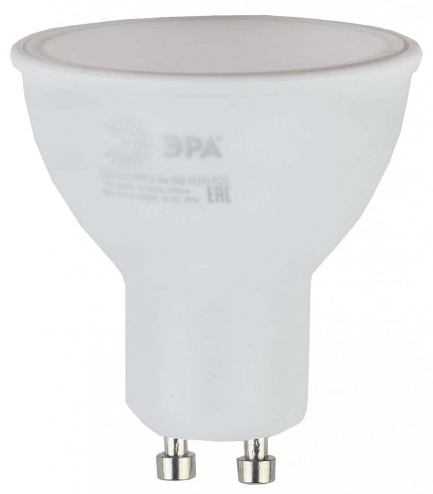 Лампа светодиодная Эра  GU10 5Вт 4000K LED MR16-5W-840-GU10 R