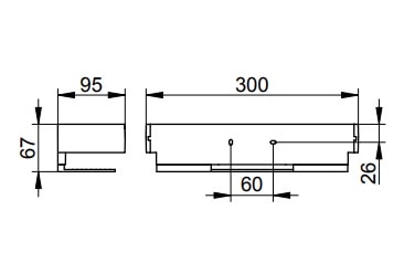 Корзинка для душа Keuco Edition 11 11158210000 нержавеющая сталь