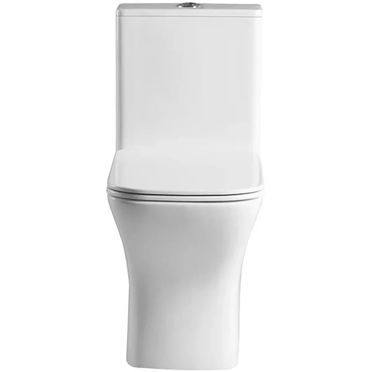 Унитаз-компакт BelBagno Neon BB8617CPR-MN/SC безободковый, с сиденьем микролифт, белый