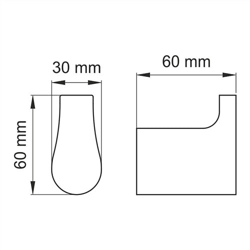 Крючок WasserKRAFT Glan K-5100 K-5123 черный