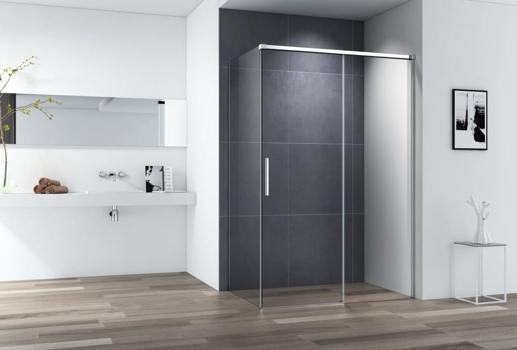 Душевой уголок Cezares Duet Soft-M 140x90 SOFT-M-AH-1-140/90-C- Cr