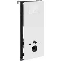 Инсталляция для унитаза WasserKRAFT Abens 20 20TLT.010.ME.WH.WH04 с кнопкой смыва, белый