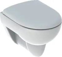Унитаз подвесной Geberit Renova Compact 500.804.00.1 с сиденьем, белый