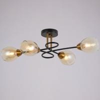 Люстра на штанге ILLUMICO Celeste IL8263-4COU-79 BK GD Celeste