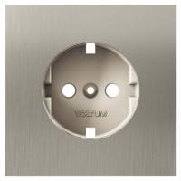 Накладка для розетки с заземлением Voltum S70 METAL VLSM000611