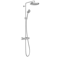 Душевая стойка Jacob Delafon Atom E36124-CP с термостатом