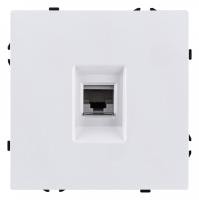 Розетка телефонная RJ-11 со штрокой, без рамки Kollinger Eclipse EC-019WG