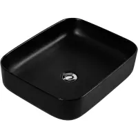 Раковина-чаша Aquatek Вега AQ5515-MB 50x39 см, накладная, черный матовый