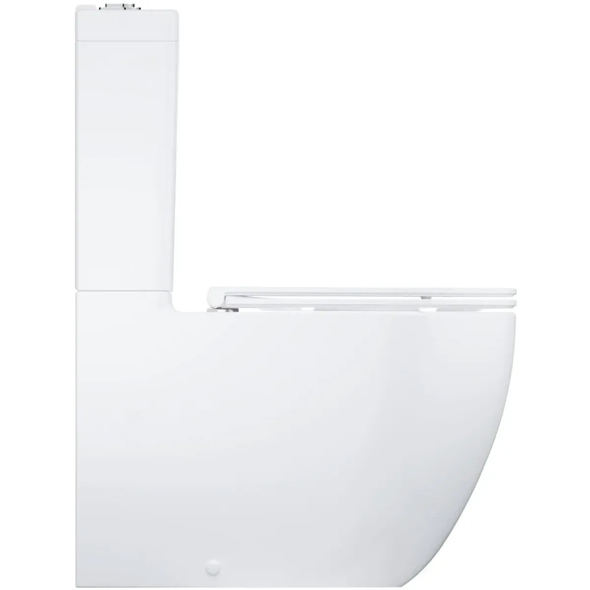 Унитаз напольный Grohe Bau Ceramic 39910000 безободковый, без бачка, альпийский белый