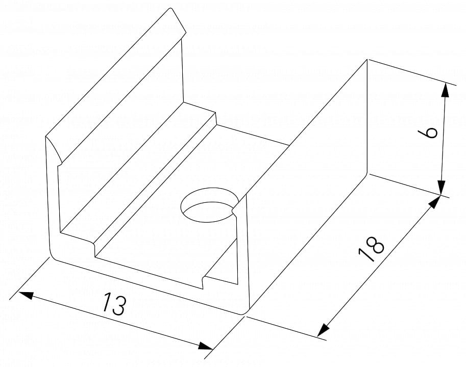 Крепление Elektrostandard  Clip LL-2-ALP027