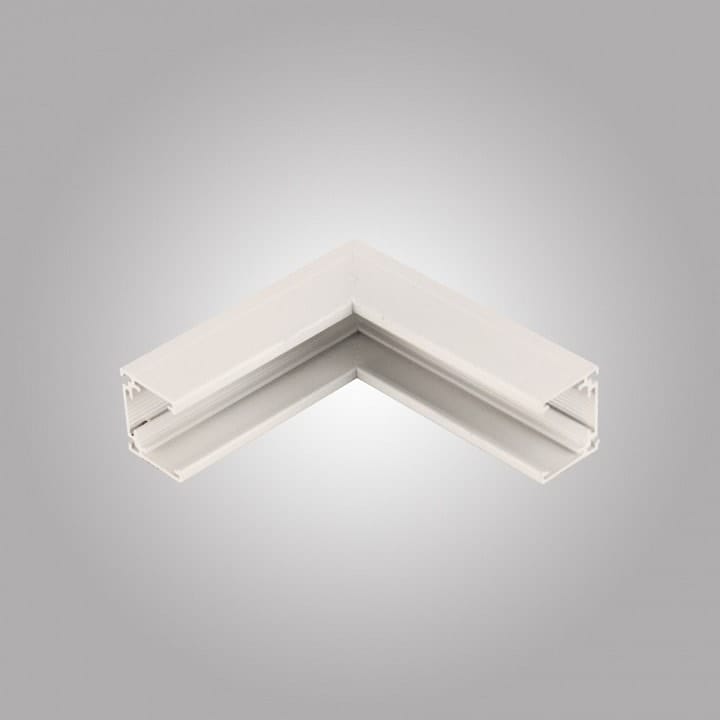 Соединитель угловой внутренний для треков накладных AM-Group  MAGNET AM504 WH