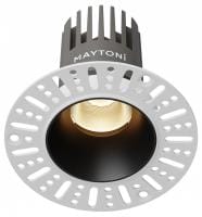 Встраиваемый светильник Maytoni Technical Омут DL124-10W-3K-TRS-B