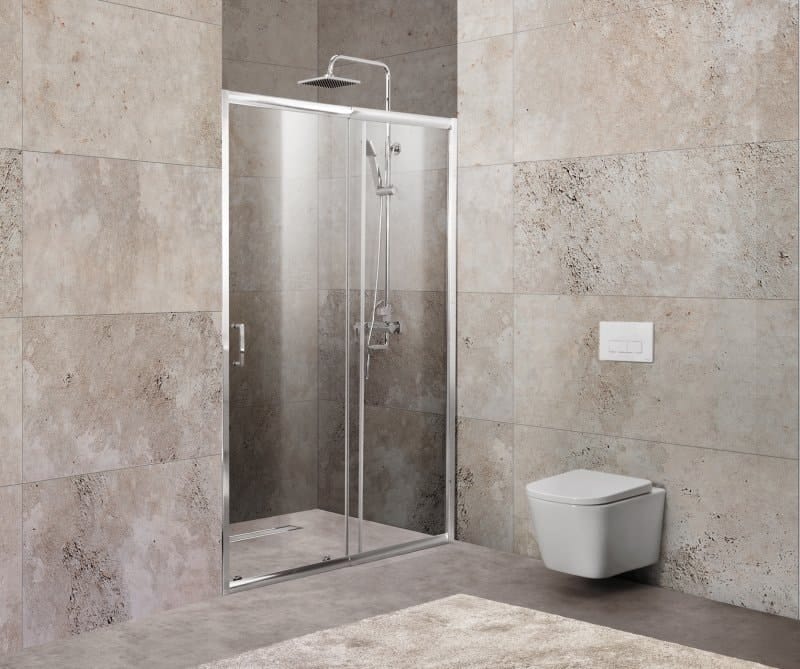 Душевая дверь в нишу BelBagno UNIQUE UNIQUE-BF-2-170/200-C-Cr