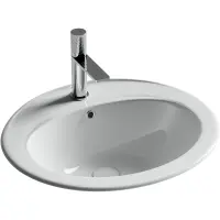 Раковина Ceramica Nova Sun CN6079 56,5x49,5 см, встраиваемая сверху, белый