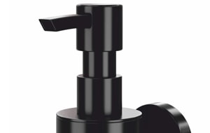 Дозатор для жидкого мыла WasserKRAFT K-1399BLACK антивандальный черный